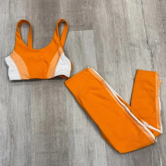 Wilo Sports Bra & Leggings Set - Size Large (Australian Brand/ fits like 10) - Picture 3 of 7